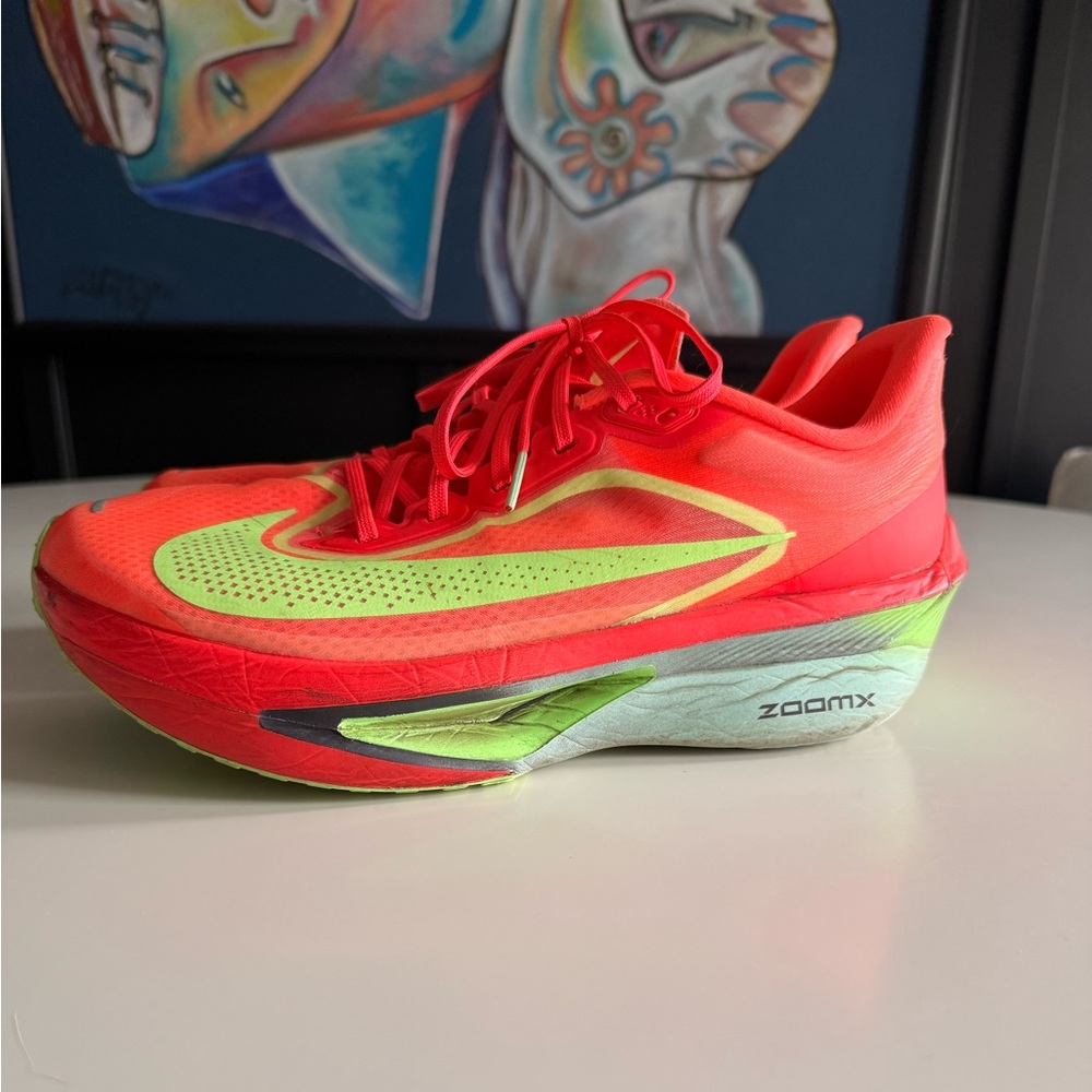 Nike Zoom Fly 6 in Crimson and Lime size 10 like new